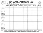  Download your summer reading log here!