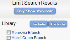 Narrow your search by item type, location, age ... or more!