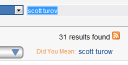 Fuzzy-logic search results help you find info, even with mistakes.