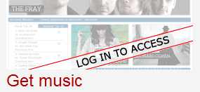 Screenshot showing where to sign in with your library card and PIN.