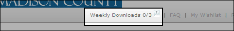 Screenshot showing this user has used 0 of their 3 available downloads this week. Screenshot showing this user has used 0 of their 3 available downloads this week.